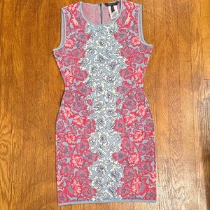 BCBG MaxAzria Bodycon Dress - Red and Blue